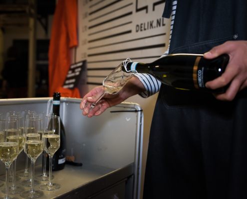 Bubbels bij ontvangst in De LiK